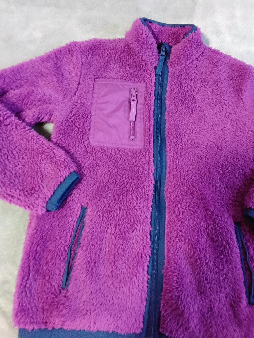 Underground Kids' Purple Plush Fleece Jacket - Picture 2 of 5
